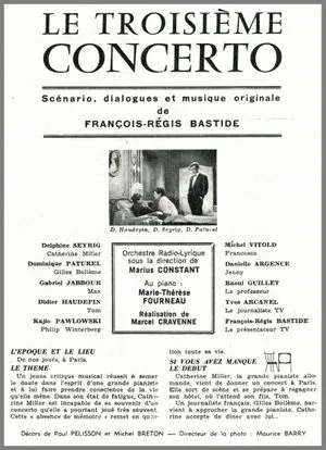 Le Troisième Concerto