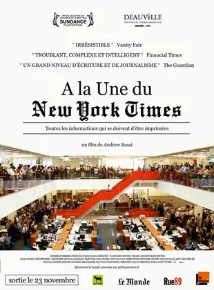 A la une du New York Times