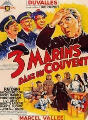 Trois marins dans un couvent