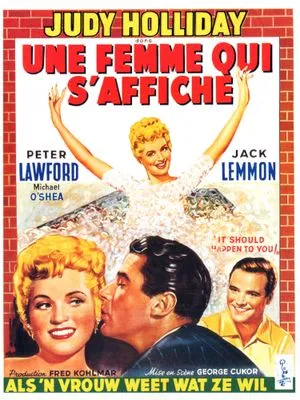 Une femme qui s'affiche