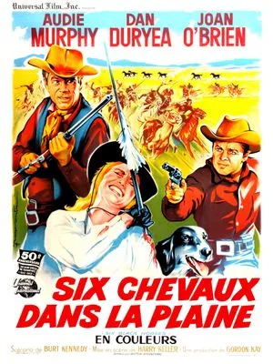 Six Chevaux dans la plaine