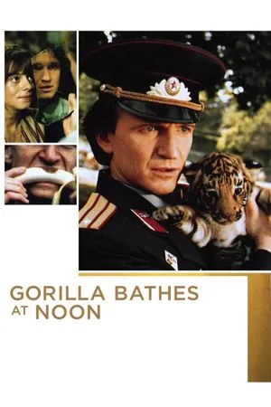 Gorilla Bathes At Noon